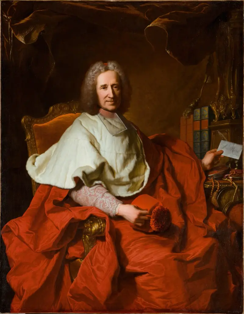 Porträtt av kardinal Guillaume Dubois av Hyacinthe Rigaud