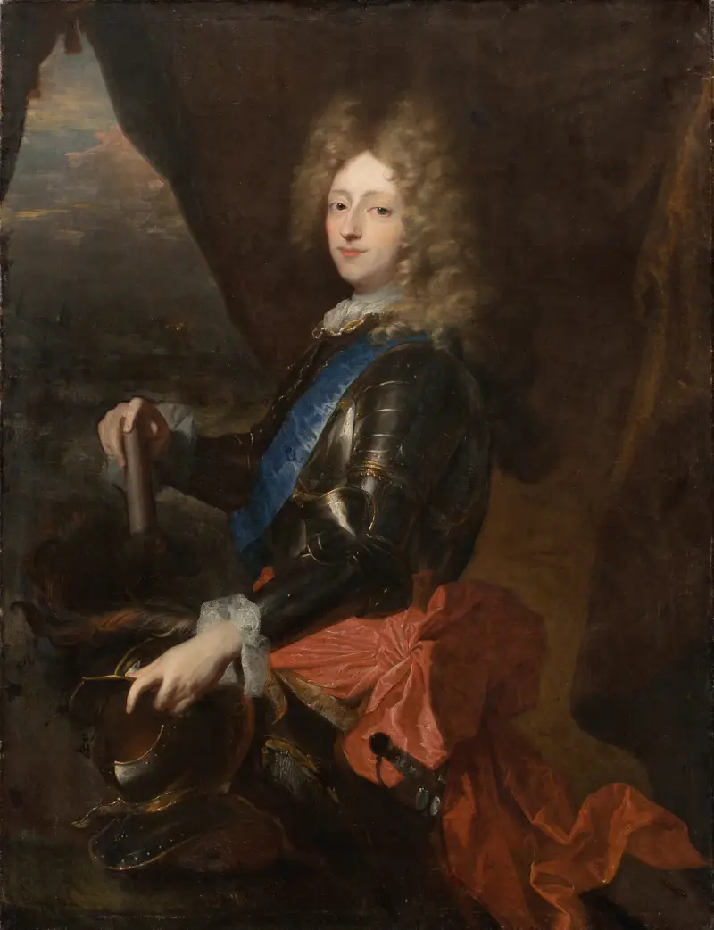 Portrait of King Frederik IV as Prince av Hyacinthe Rigaud