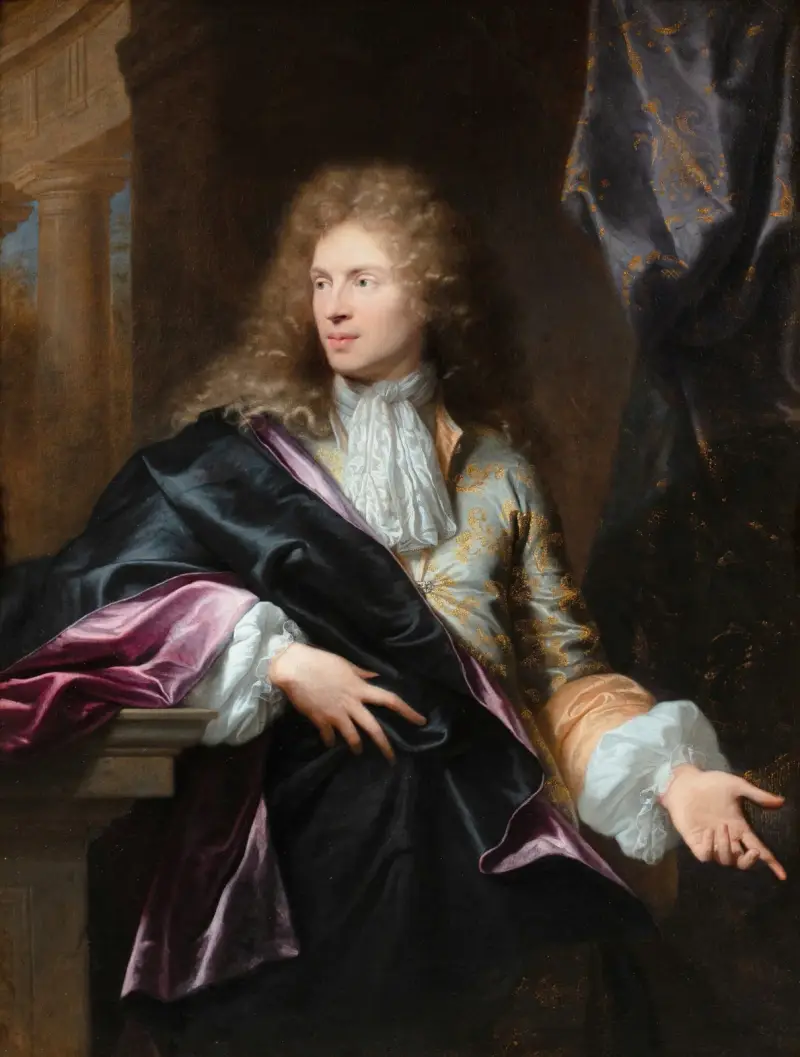 Portrait of Pierre Vincent Bertin av Hyacinthe Rigaud