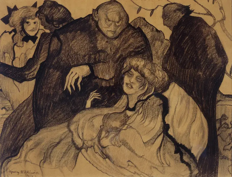 Figurale Komposition von Stanisław Ignacy Witkiewicz
