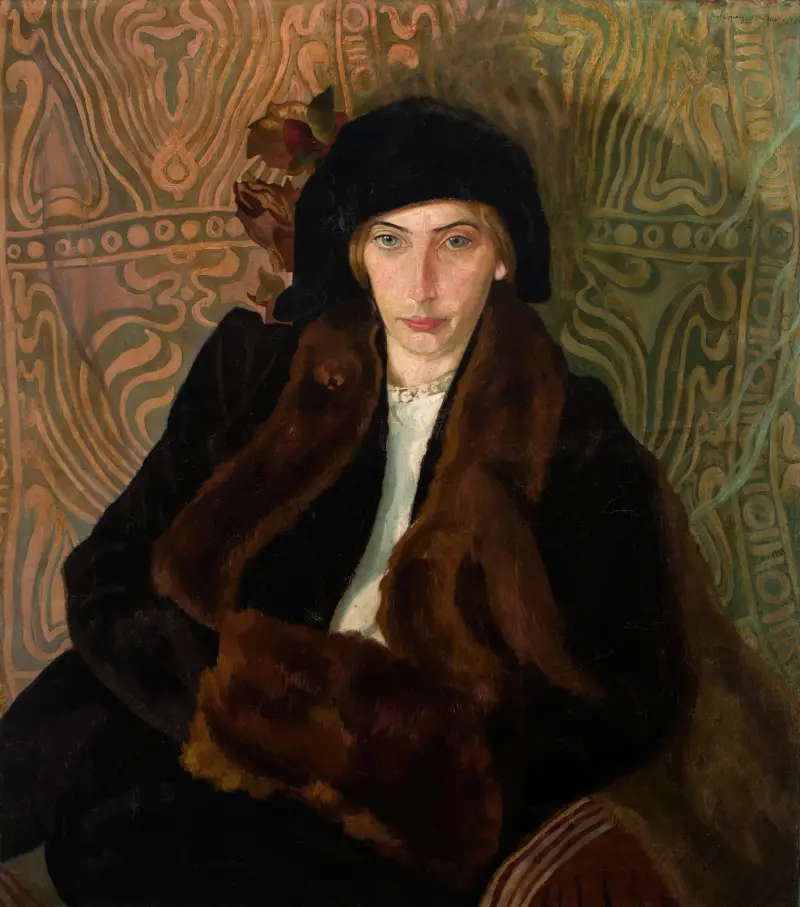 Portrait of Eugenia Dunin-Borkowska av Stanisław Ignacy Witkiewicz