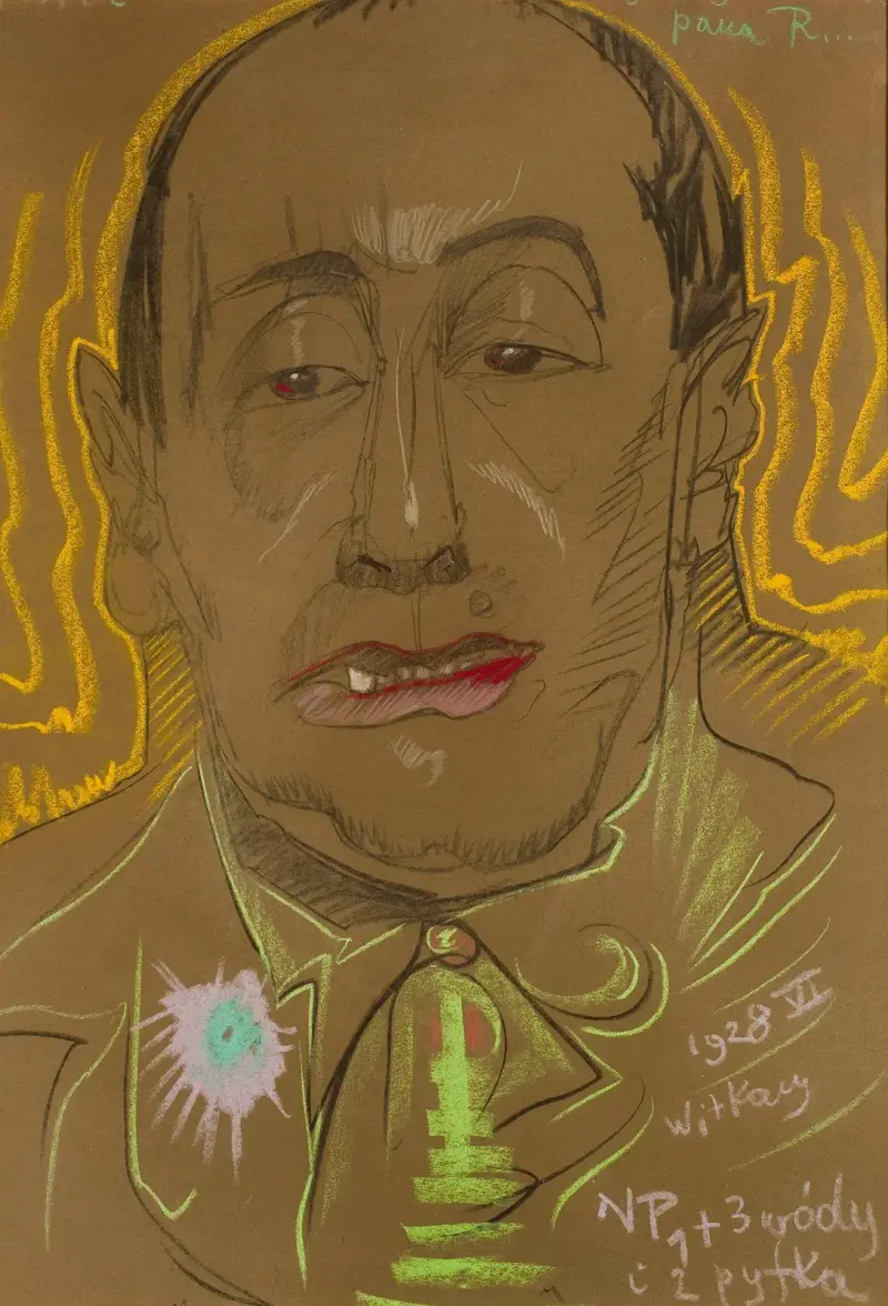 Portrait of Leon Reynel, 1928 av Stanisław Ignacy Witkiewicz