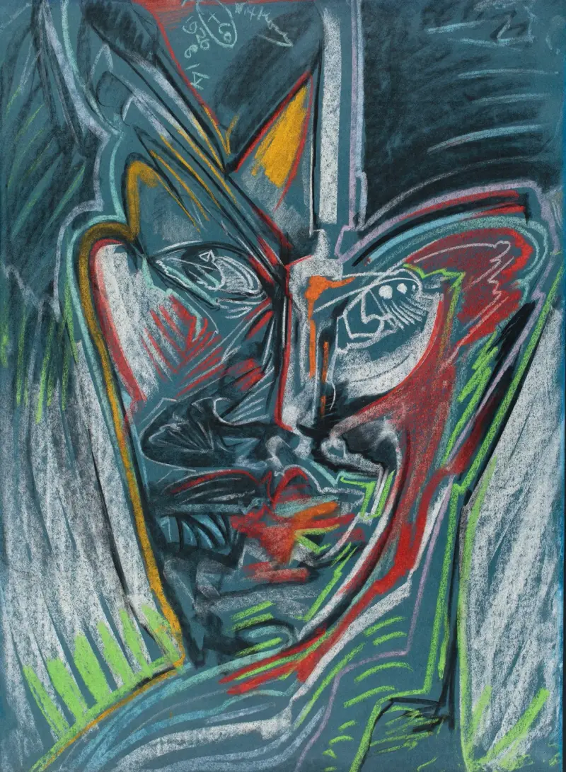 Portrait of Leon Reynel, 1926 av Stanisław Ignacy Witkiewicz