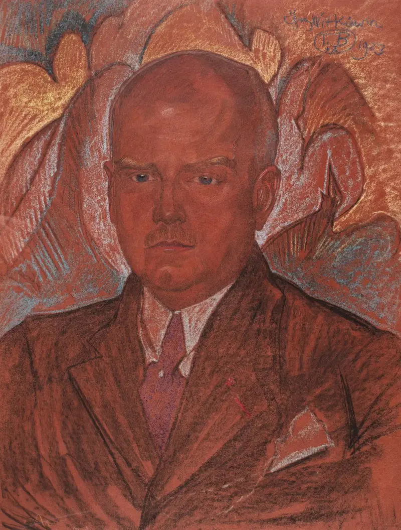 Portret Emila Młynarskiego av Stanisław Ignacy Witkiewicz