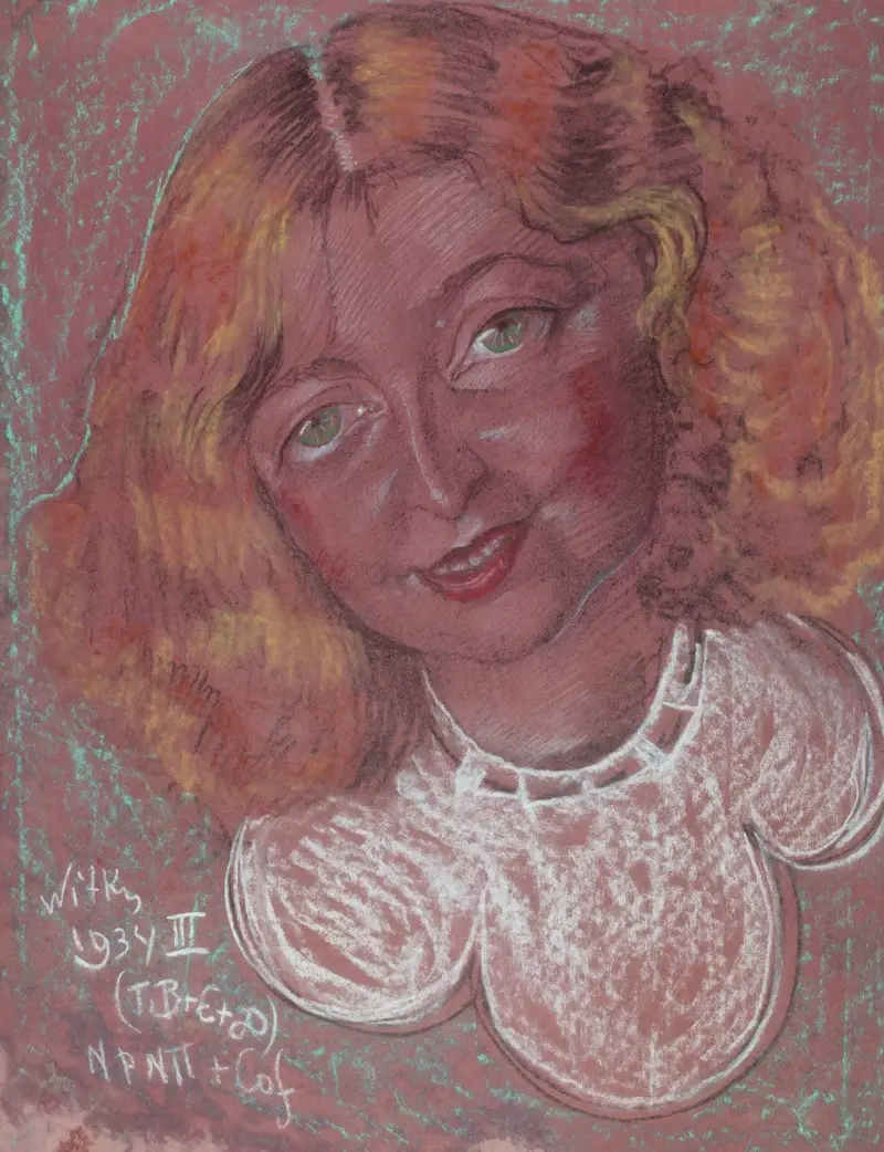 Porträt der Eugenia Bundykowa, 1934 – Nr. 1 von Stanisław Ignacy Witkiewicz