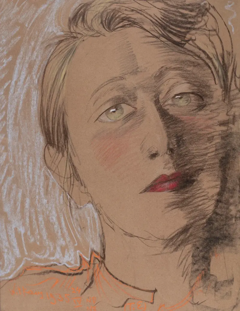 Portret Eugenii Bundykowej, 1935 – nr 1 av Stanisław Ignacy Witkiewicz