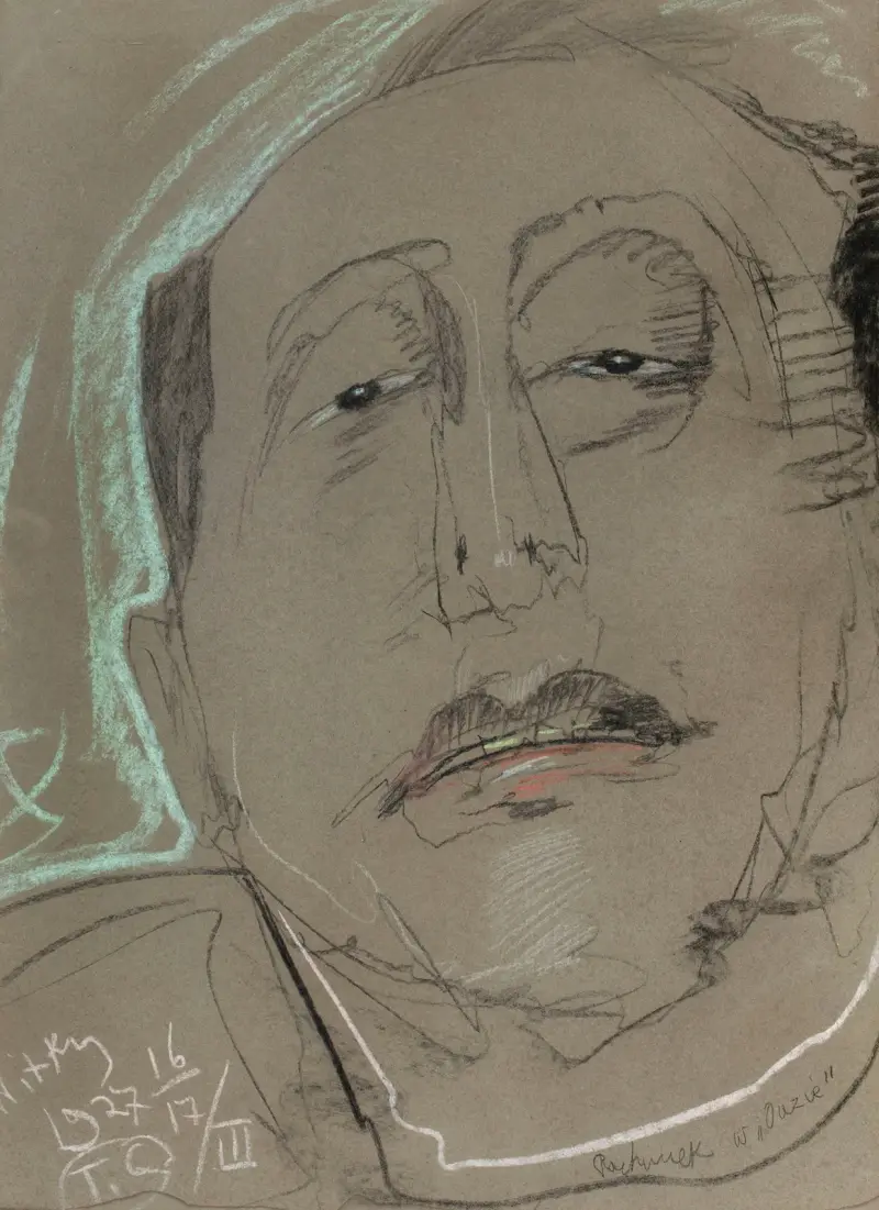 Portret Leona Reynela, 1927 – nr 3 av Stanisław Ignacy Witkiewicz