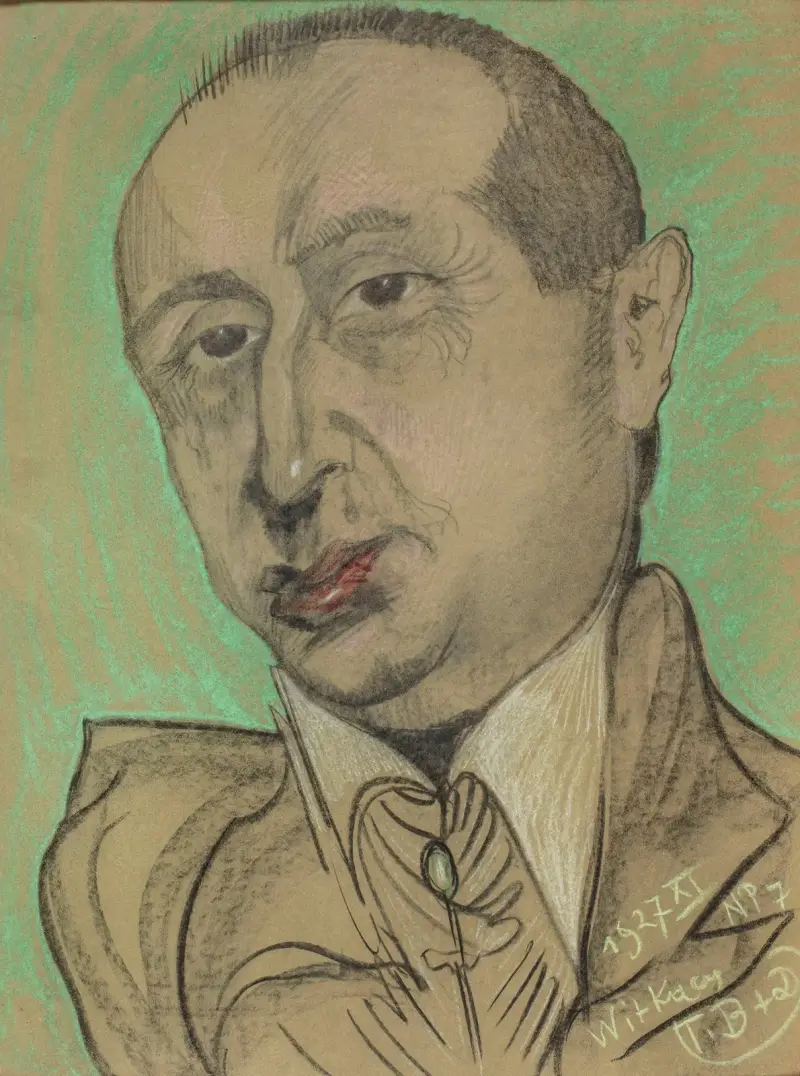 Portret Leona Reynela, 1927 – nr 1 av Stanisław Ignacy Witkiewicz