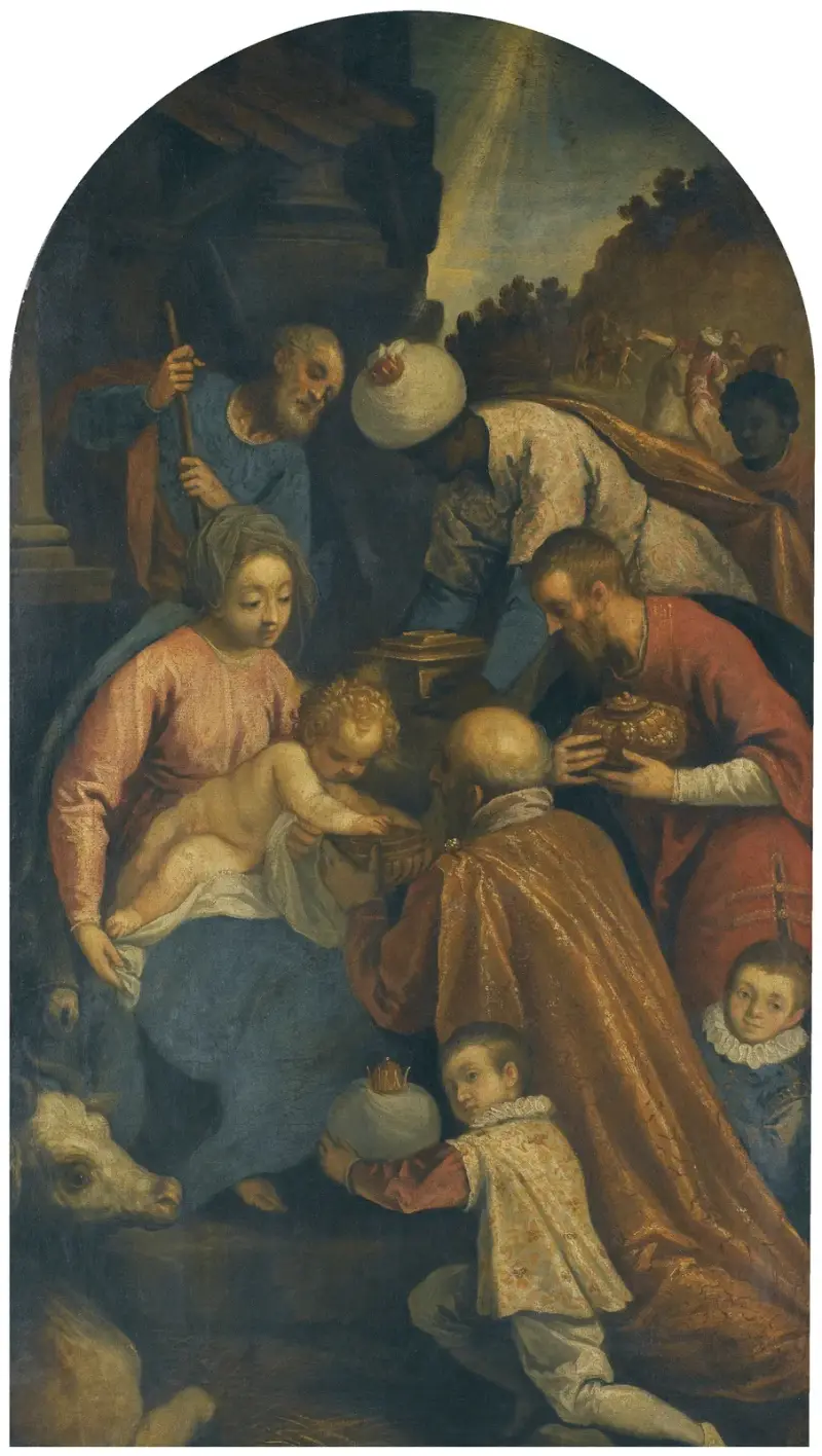 Adoration Of The Magi av Jacopo Palma il Giovane