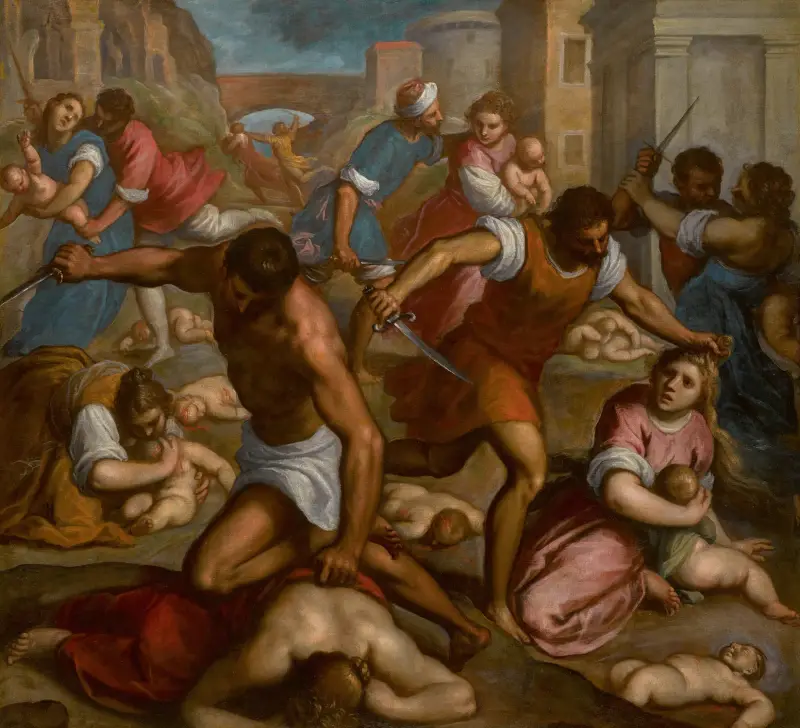The Massacre Of The Innocents av Jacopo Palma il Giovane