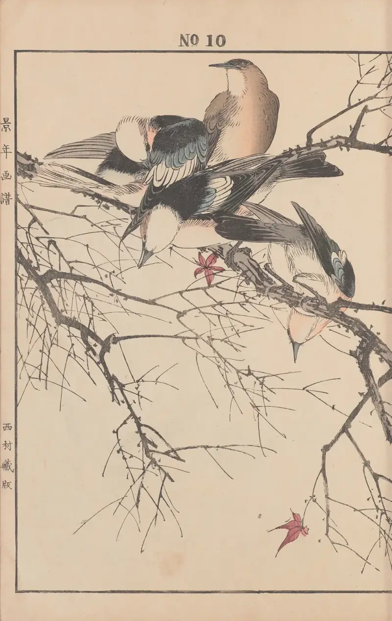 Keinen kachō gafu Pl.133 av Imao Keinen