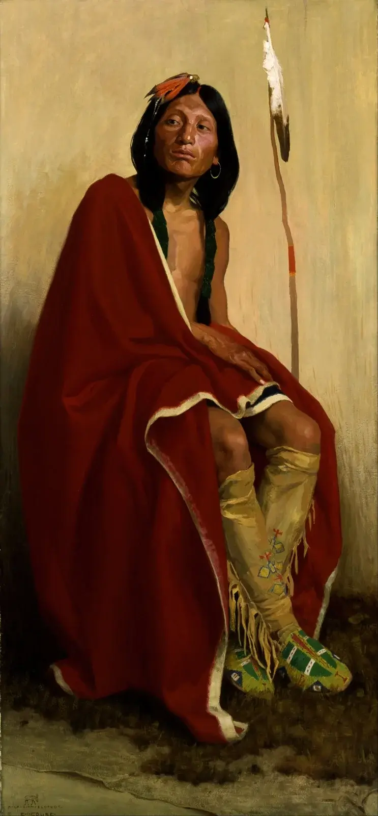 Elk-Foot Of The Taos Tribe av Eanger Irving Couse