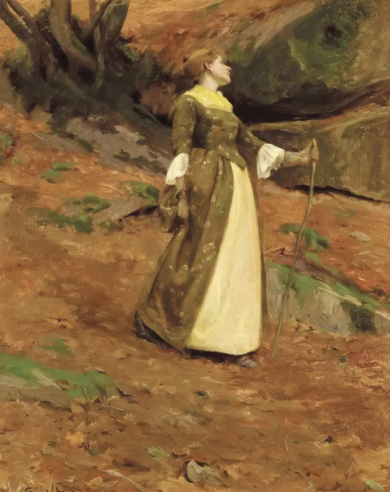 Portrait of Virginia Couse av Eanger Irving Couse