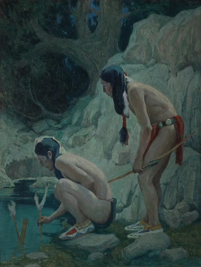 Heiliges Wasser von Eanger Irving Couse