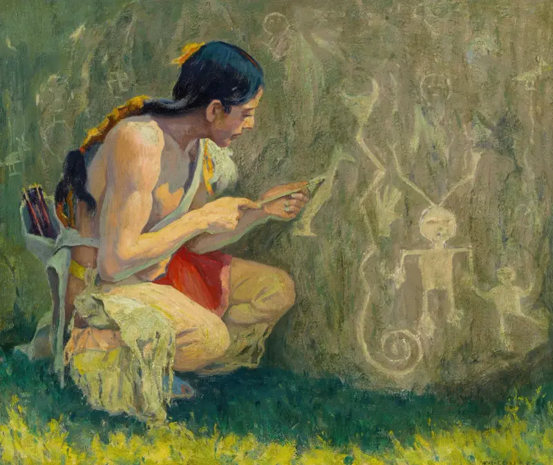 Die Felszeichnungen von Eanger Irving Couse
