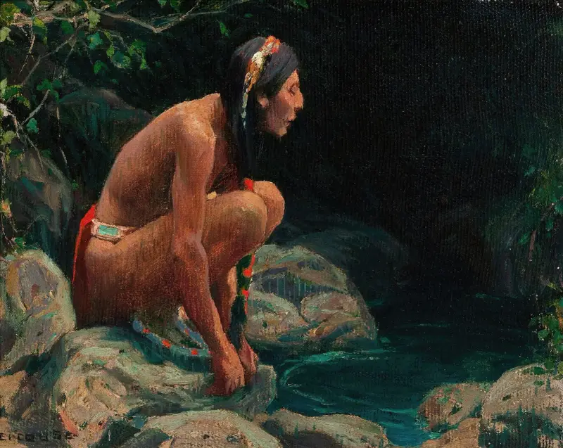 The Spirit of the Pool av Eanger Irving Couse
