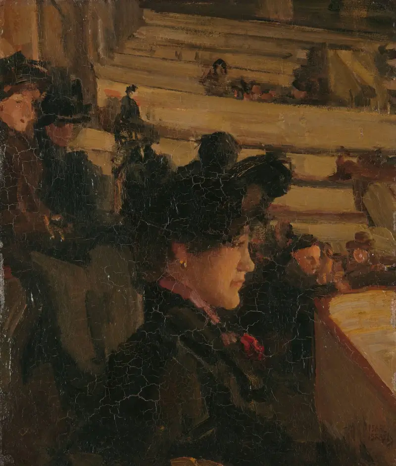 At the Theatre av Isaac Israëls
