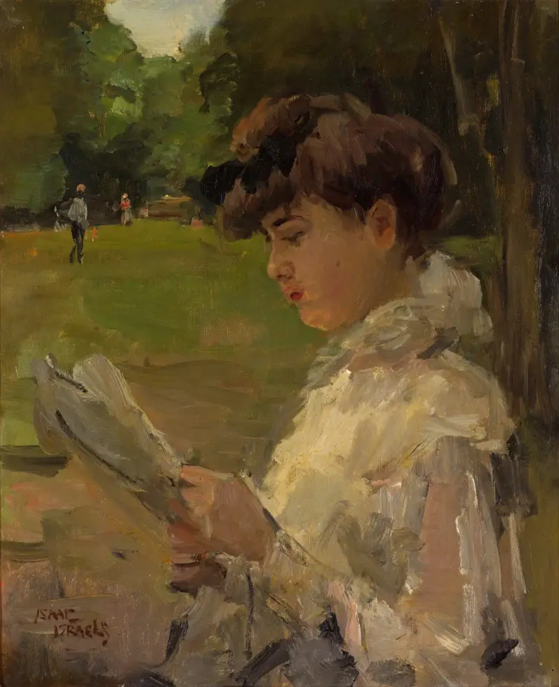 Lesendes Mädchen von Isaac Israëls