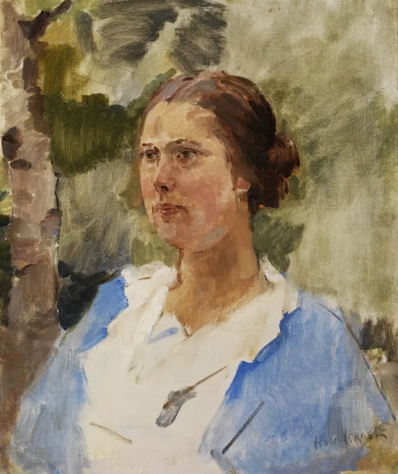 Porträtt av en ung dam av Isaac Israëls