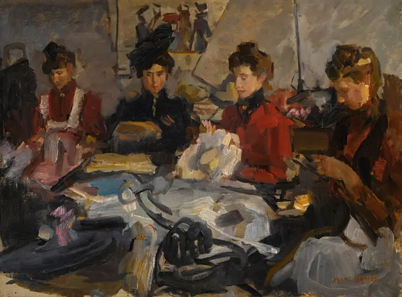 Modistická dílna, Isaac Israëls