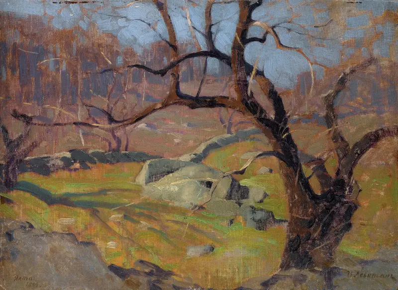 View Near Yalta av Isaac Levitan