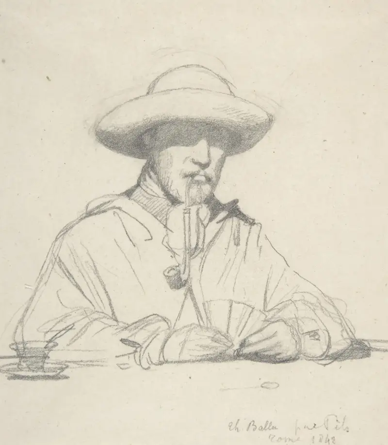Portrait of Théodore Ballu av Isidore Pils