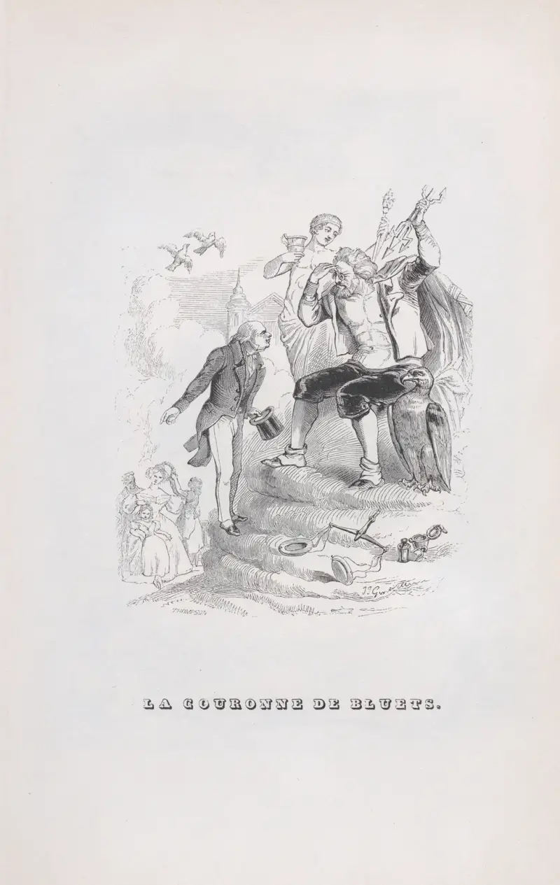 Kornblumenkranz von J. J. Grandville