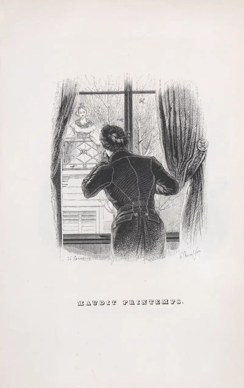 Damned Springtime av J. J. Grandville