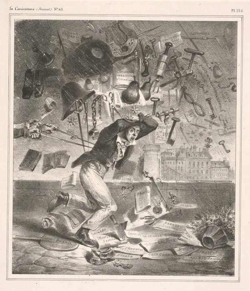 Nyårsgåvor till folket av J. J. Grandville