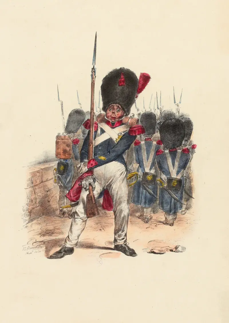 Han grep sin far av J. J. Grandville