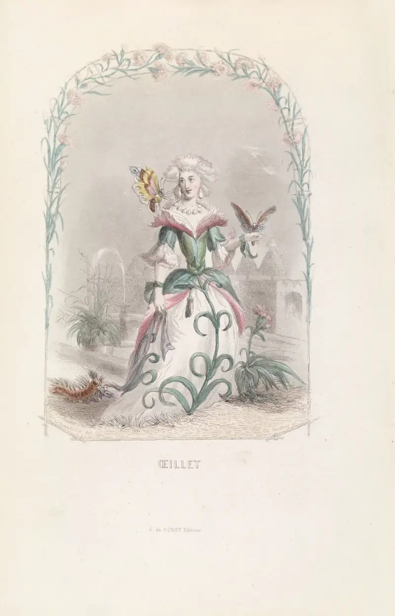 Goździk, J. J. Grandville