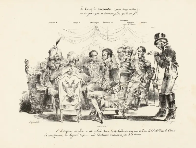 Den uppskjutna kongressen av J. J. Grandville