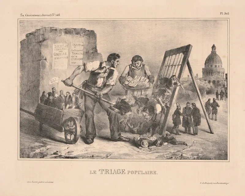 Den populära triagen av J. J. Grandville