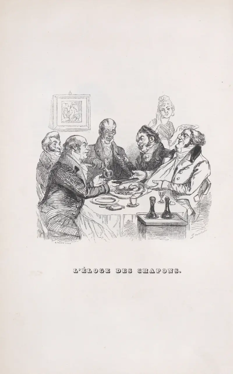 Till kycklingens lov av J. J. Grandville