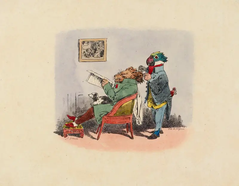 Vad tycker du om expeditionen Skicka pratkvarn av J. J. Grandville