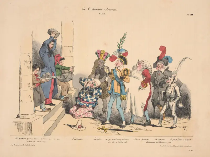 Kom ihåg, o människa, att du är stoft, och till stoft skall du återvända av J. J. Grandville