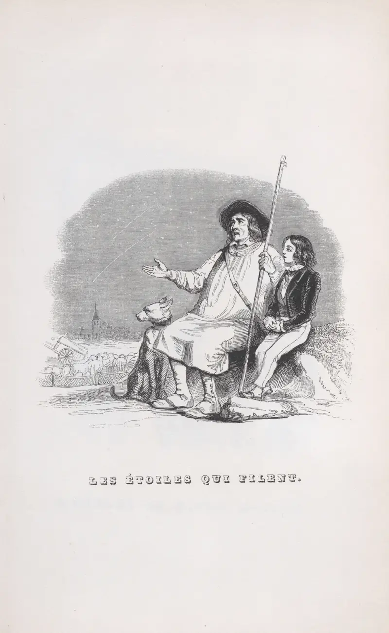 Shooting Stars av J. J. Grandville