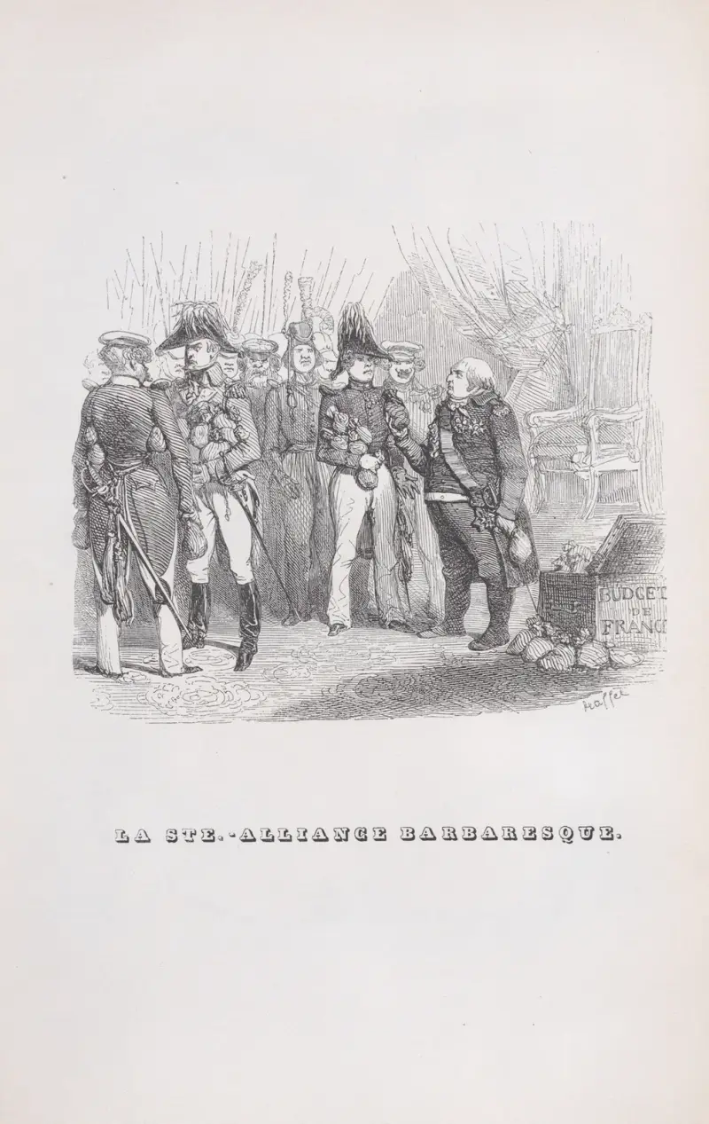 The Barbaric Holy Alliance av J. J. Grandville