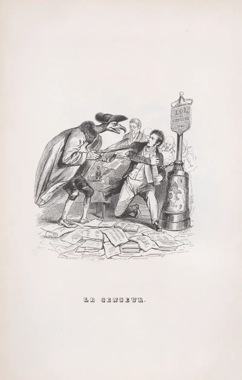 The Censor av J. J. Grandville