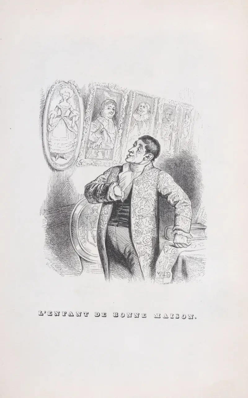 Barnet av god börd av J. J. Grandville