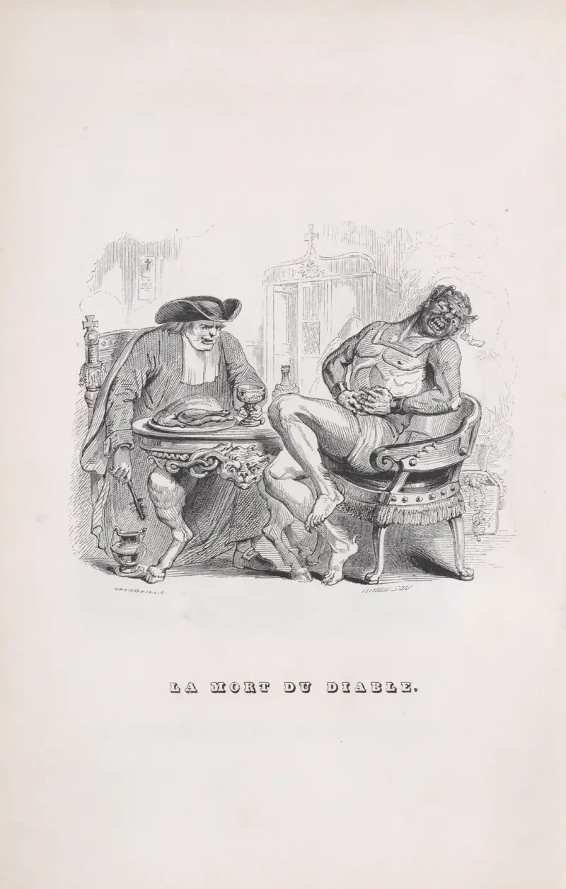Djävulens död av J. J. Grandville