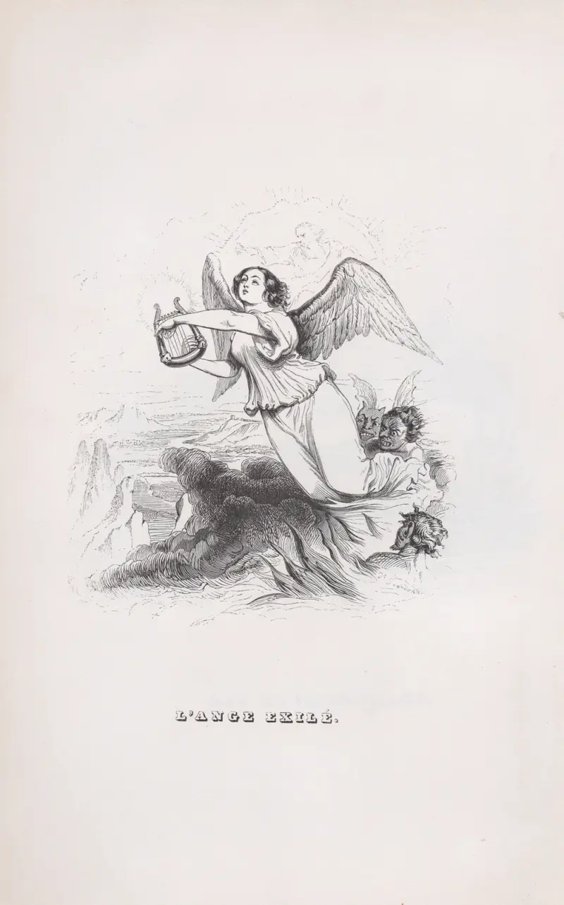 Den landsflyktige ängeln av J. J. Grandville
