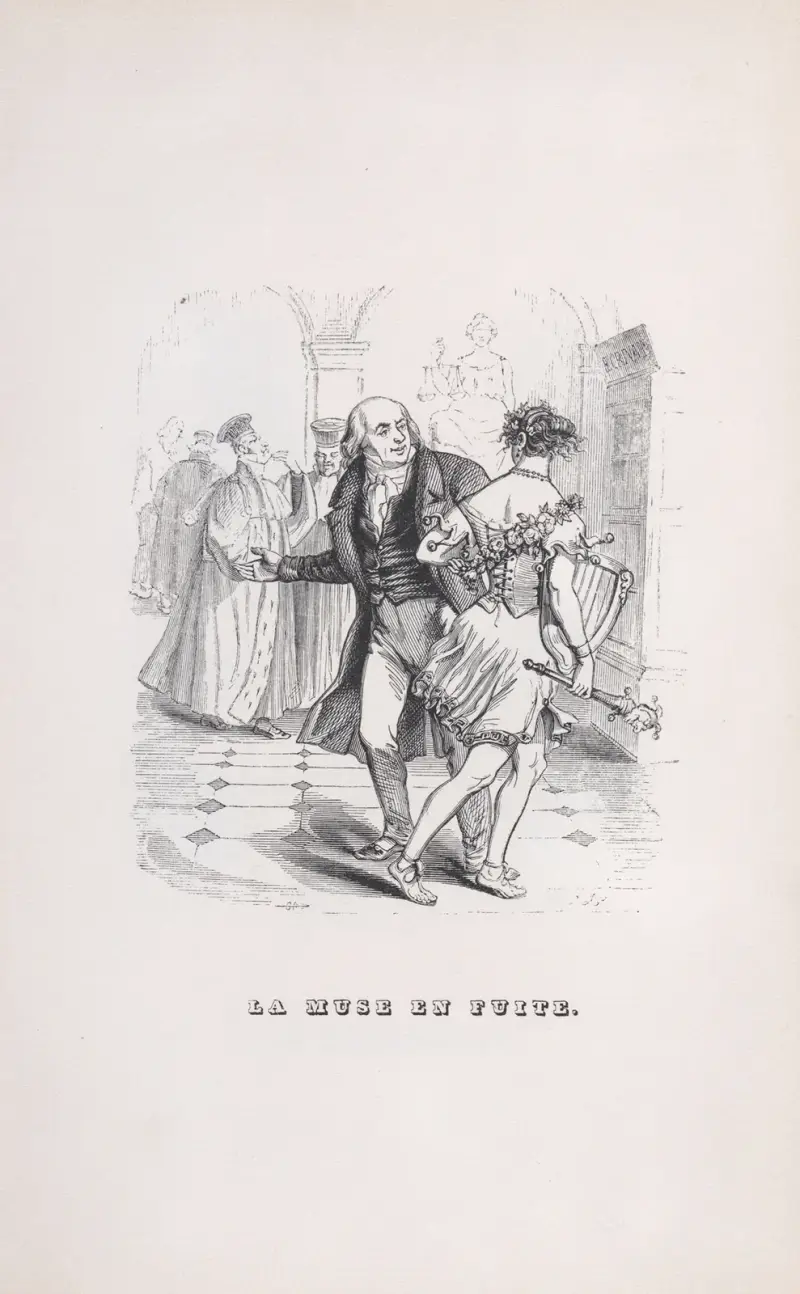 Den flyende musan av J. J. Grandville