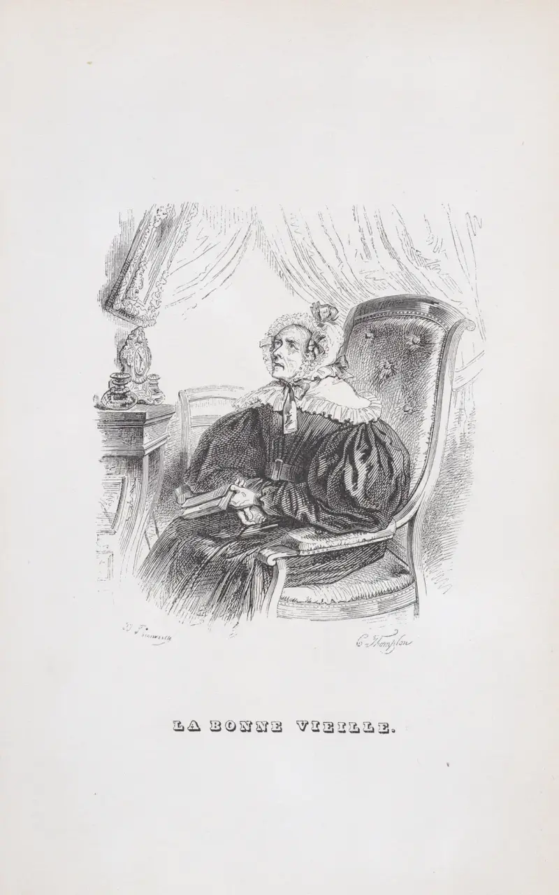 The Good Old Woman av J. J. Grandville