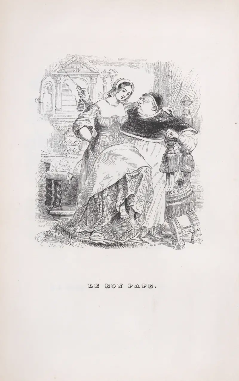 The Good Pope av J. J. Grandville