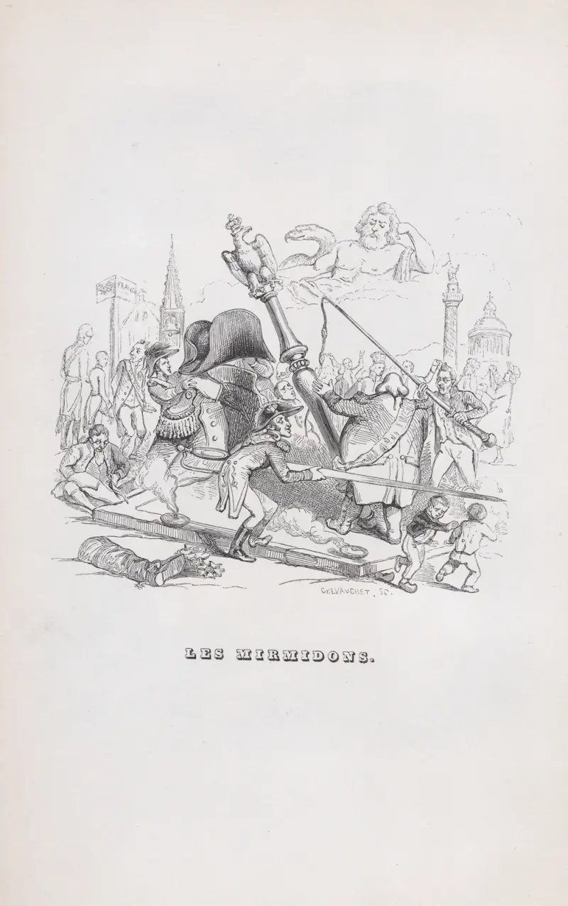 The Myrmidons av J. J. Grandville