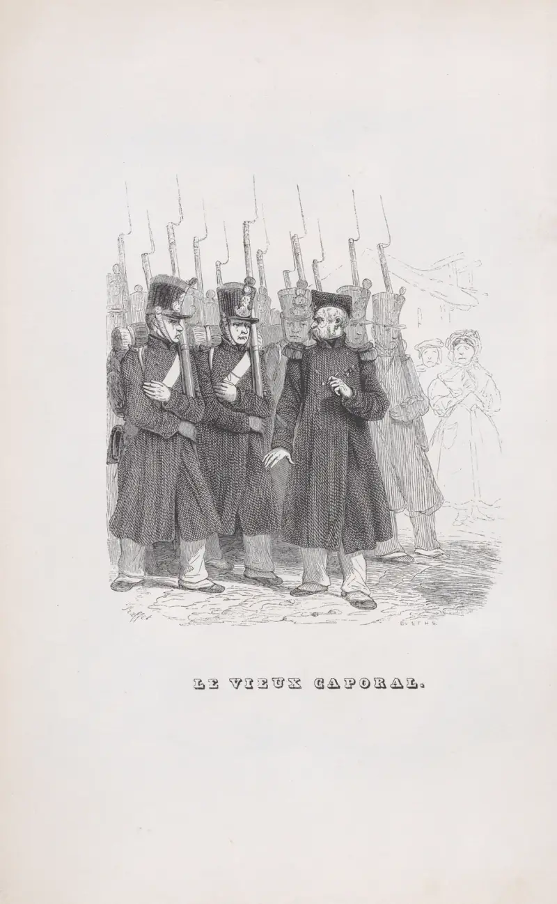 Den gamle korpralen av J. J. Grandville
