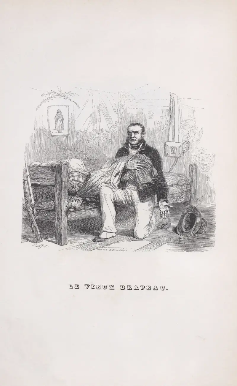 Den gamla flaggan av J. J. Grandville