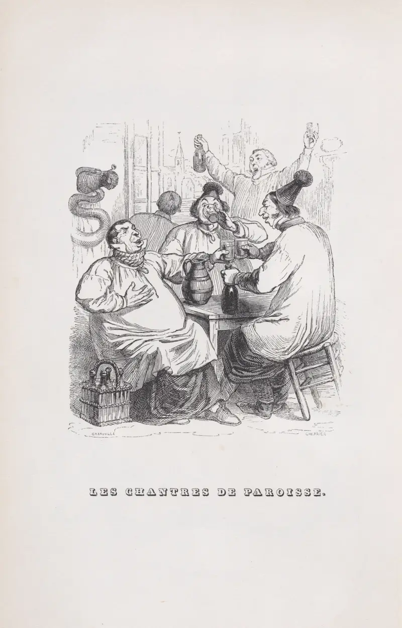 Församlingssångarna av J. J. Grandville