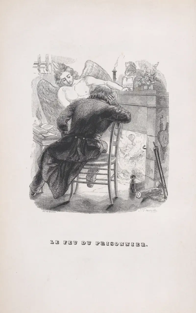 Fångens eld av J. J. Grandville